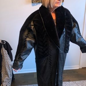 Leather coat , excellent condition